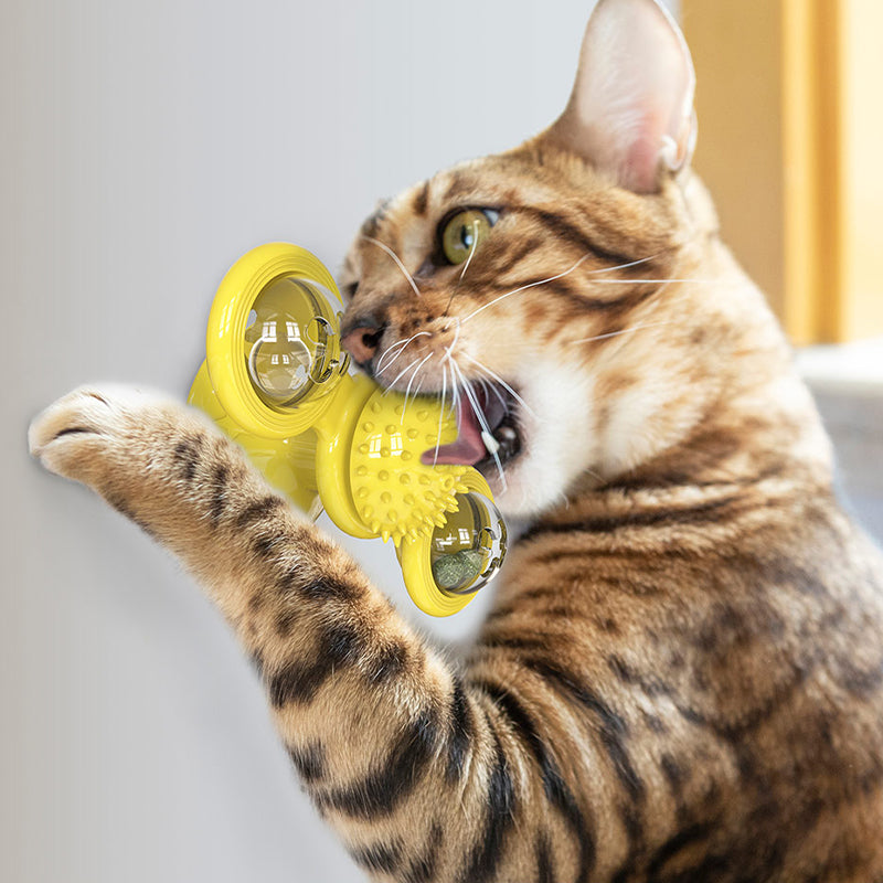 Turning Windmill Cat toys